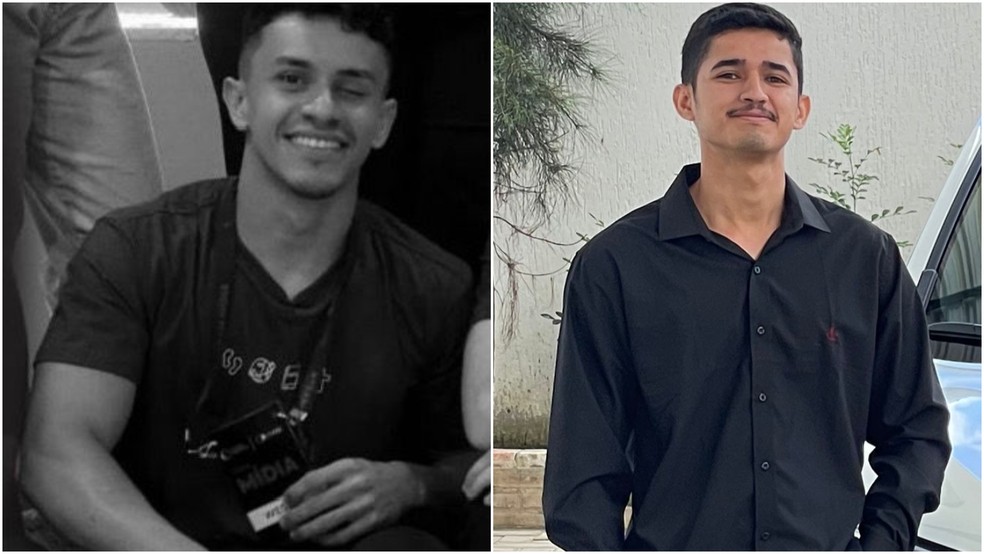Wesley, 26 anos e Diego, 22 anos, morreram afogados durante um passeio de caiaque no açude Jaburu, em Ubajara. — Foto: Arquivo pessoal