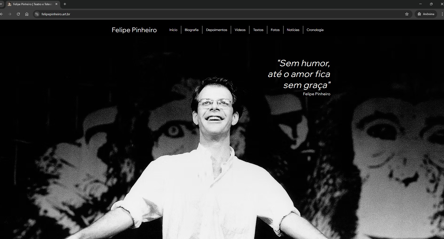 Família de Felipe Pinheiro cria site em homenagem ao ator falecido em 1993