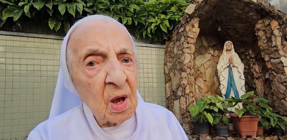 Quem é a brasileira considerada a segunda pessoa mais velha do mundo - Foto: Reprodução/Globoplay