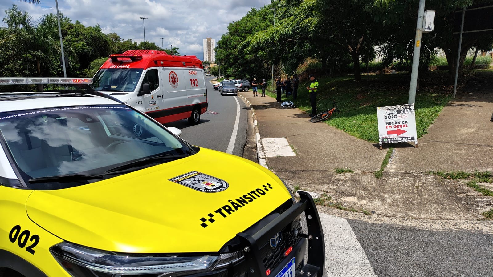 Ciclista de 65 anos morre atropelado por carro em avenida de Sorocaba