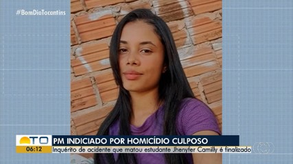 Sargento da PM é indiciado por homicídio culposo de estudante atropelada em Palmas