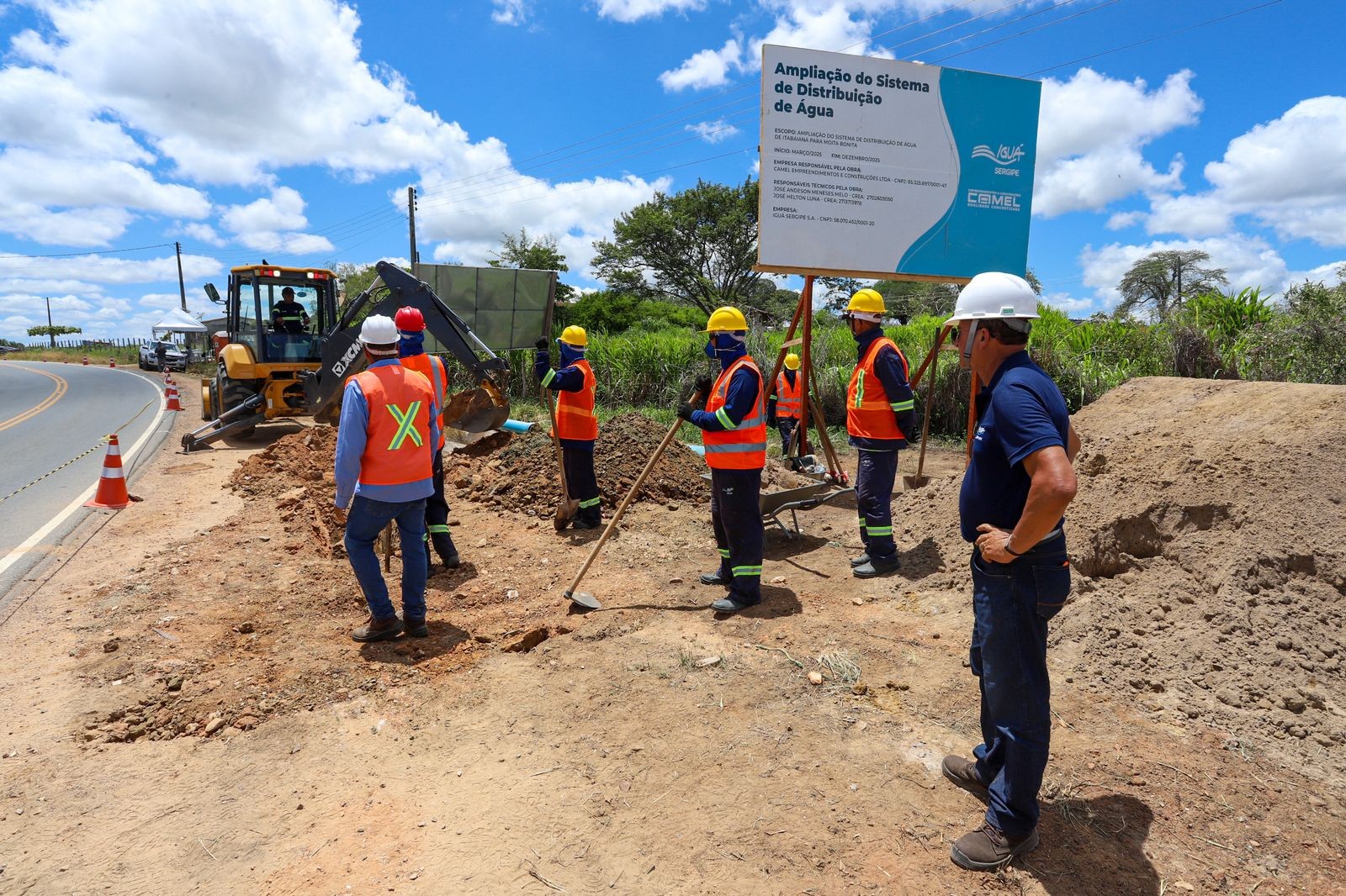 Iguá Sergipe entrega nova adutora e dois reservatórios no Agreste