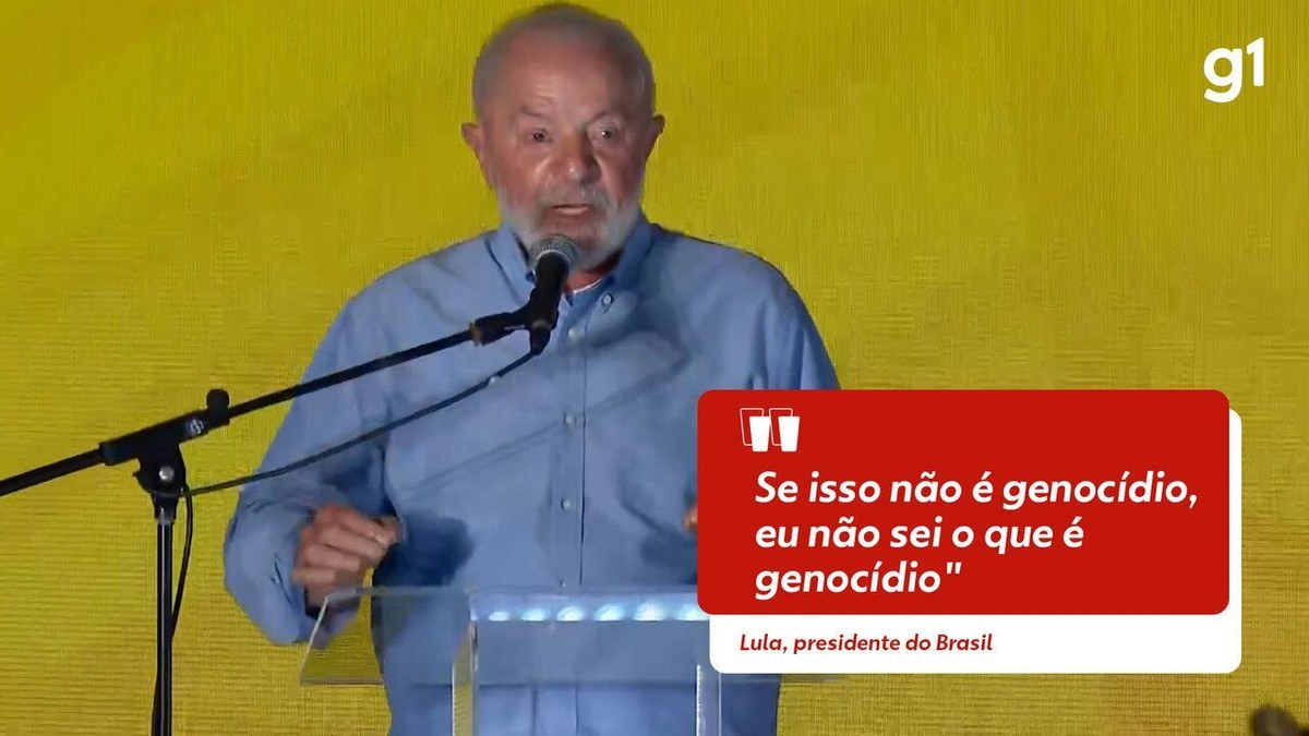 Após polêmica, Lula volta a dizer que Israel pratica genocídio em Gaza