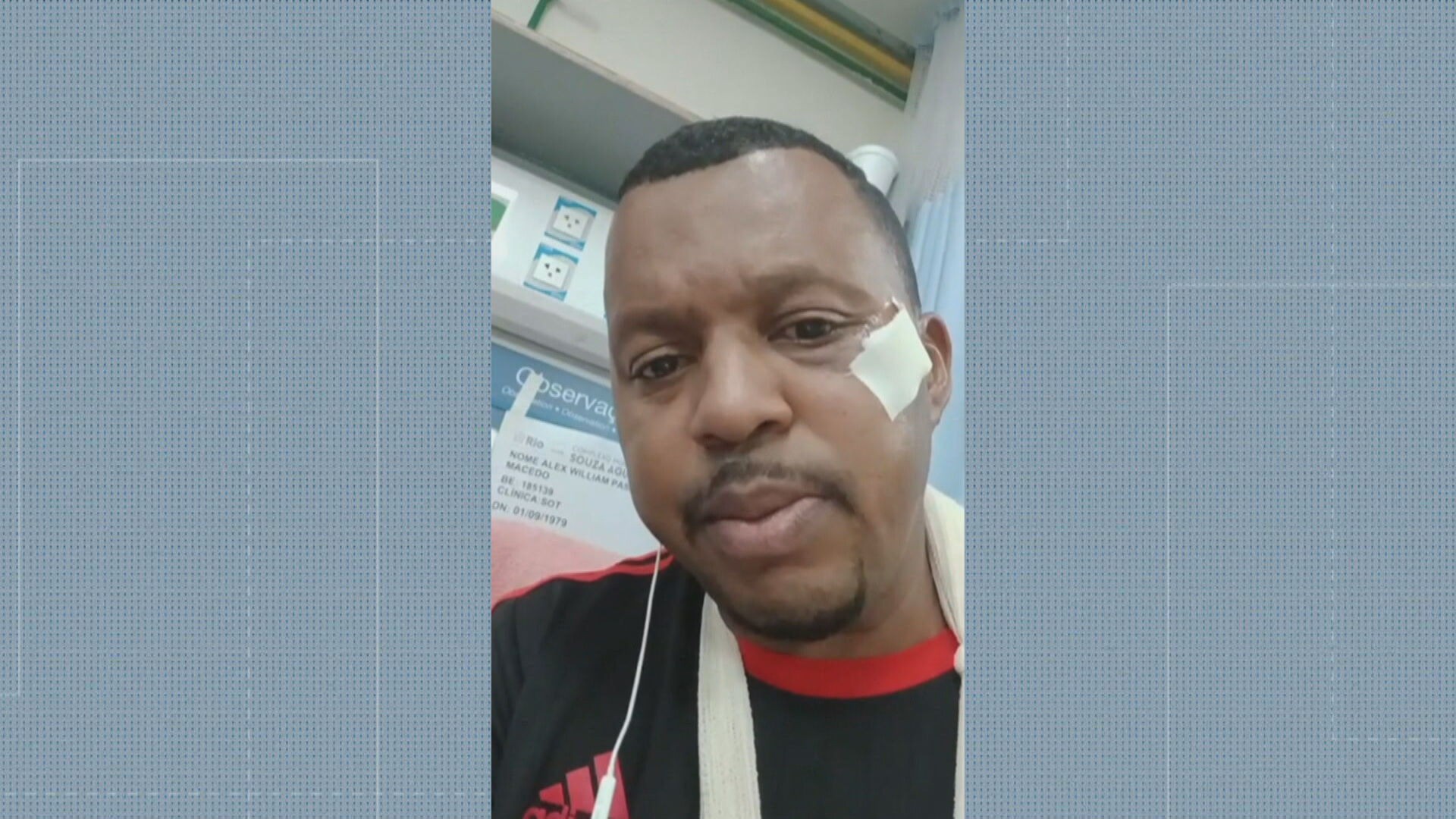Parente denuncia que vítima de atropelamento na Saara espera atendimento no corredor do Hospital Souza Aguiar