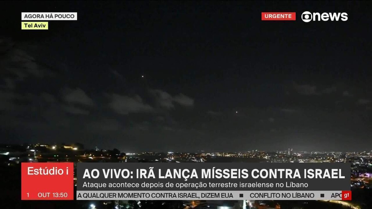 Israel pede que povo se proteja, após mísseis do Irã, e diz estar preparado para 'defesa e ataque'