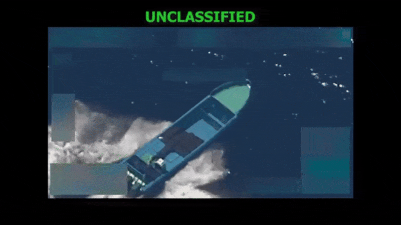 EUA bombardeiam barco no Pacífico, em região próxima da América do Sul, pela 1ª vez