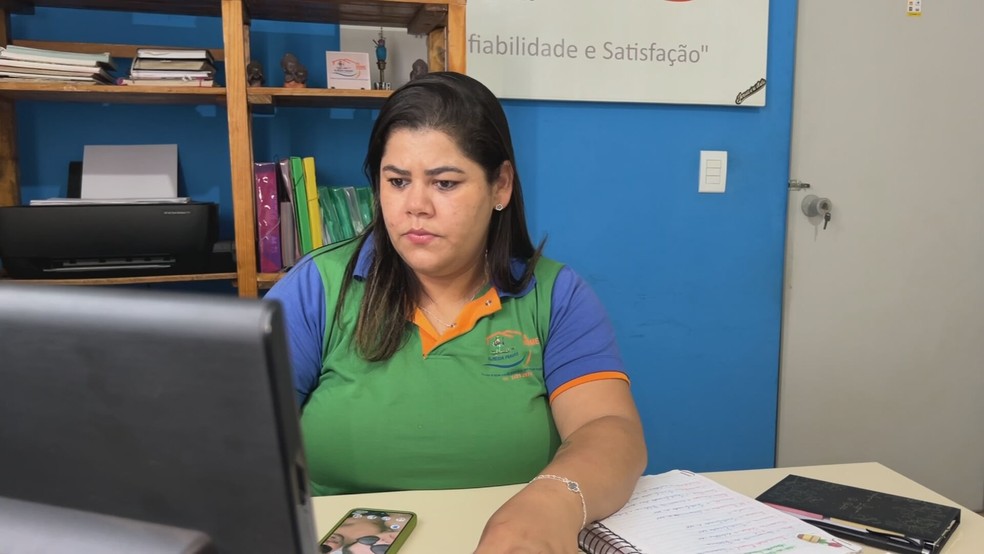 A empresária Ana Lígia Damazo Batista, de 35 anos, sofreu um infarto em julho — Foto: Reprodução/TV TEM