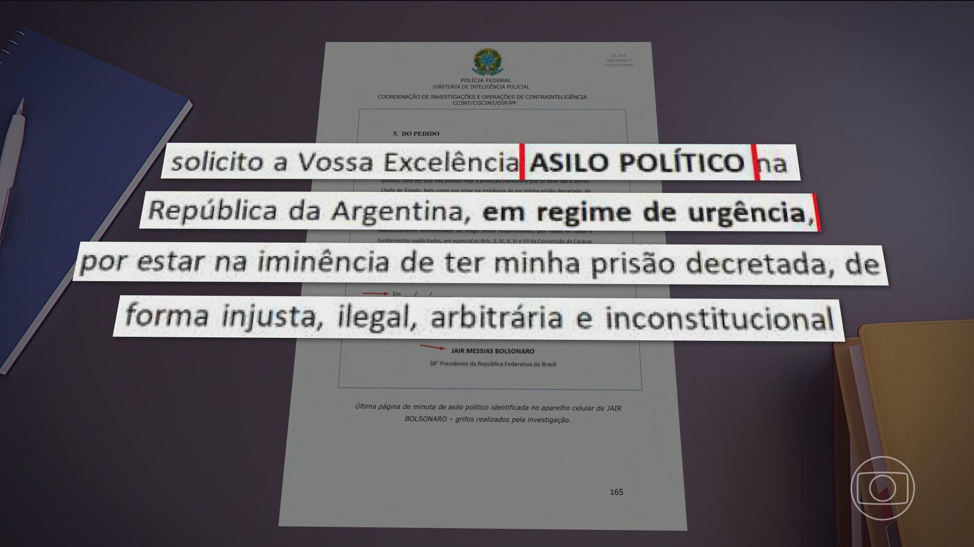 Defesa de Bolsonaro tem mais 24 horas para explicar pedido de asilo na Argentina encontrado no celular do ex-presidente