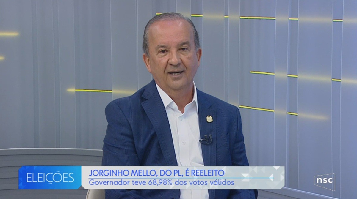 Reeleito, Jorginho promete manter secretariado e prevê mudança somente na Segurança Pública