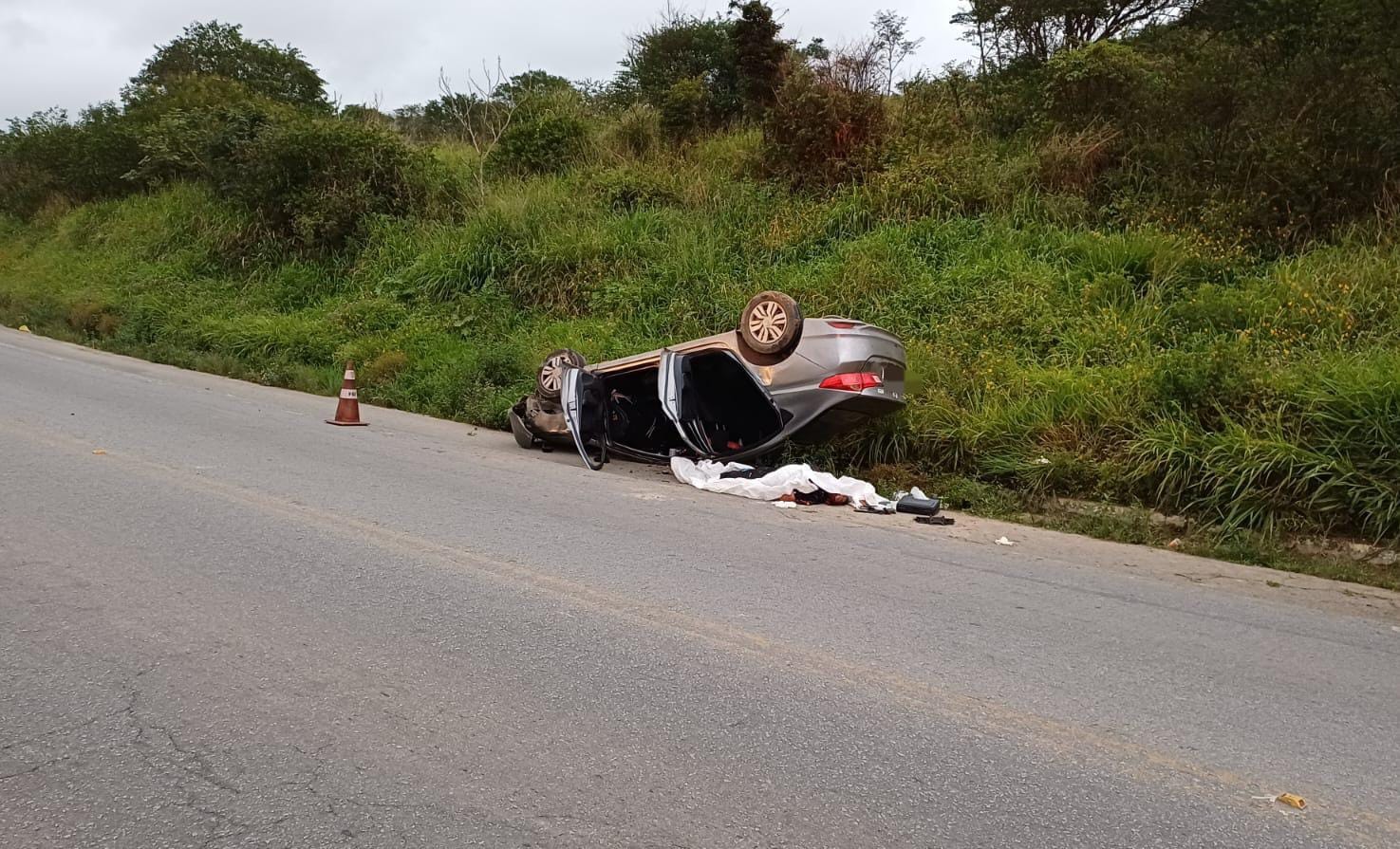 Policial Militar morre em acidente na BR-424, em Garanhuns
