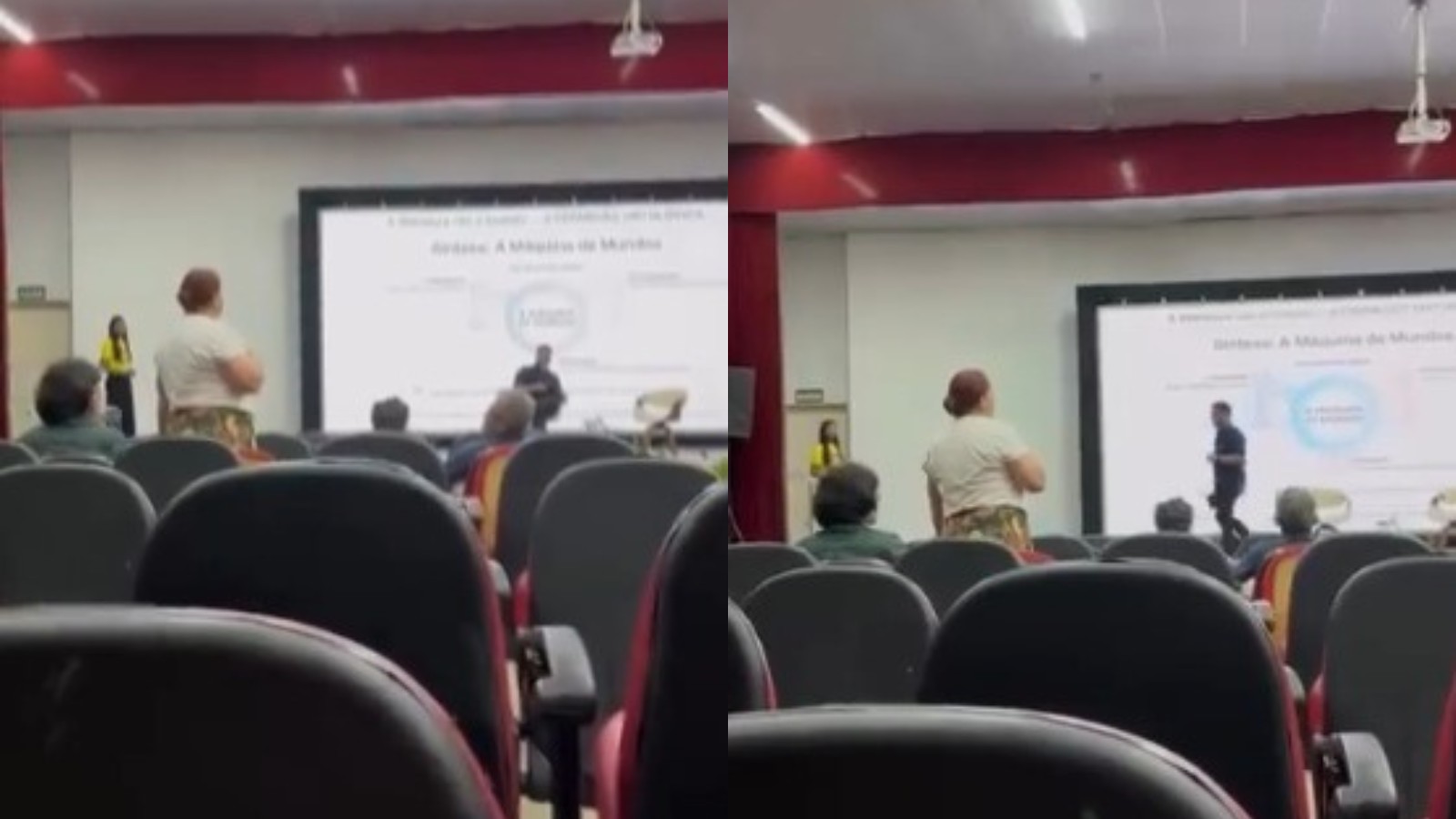 VÍDEO: Mãe cobra pensão alimentícia de palestrante no Salipi em Teresina
