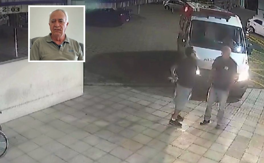 VÍDEO: Motorista de ambulância é agredido por marido de paciente durante atendimento em Ouro Fino, MG