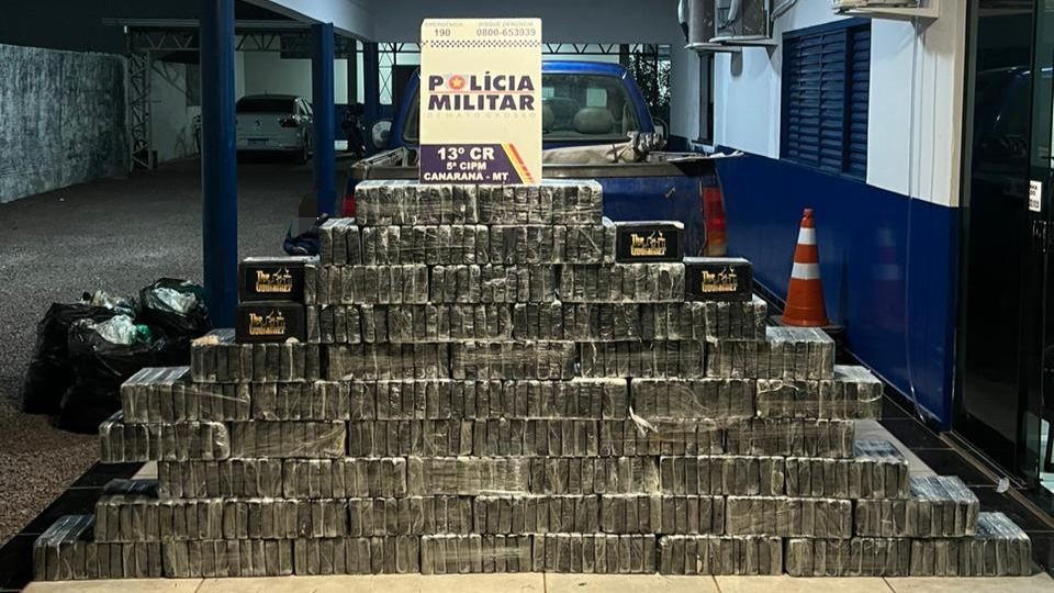 MT é o 2° estado do país com o maior número de apreensões de cocaína 