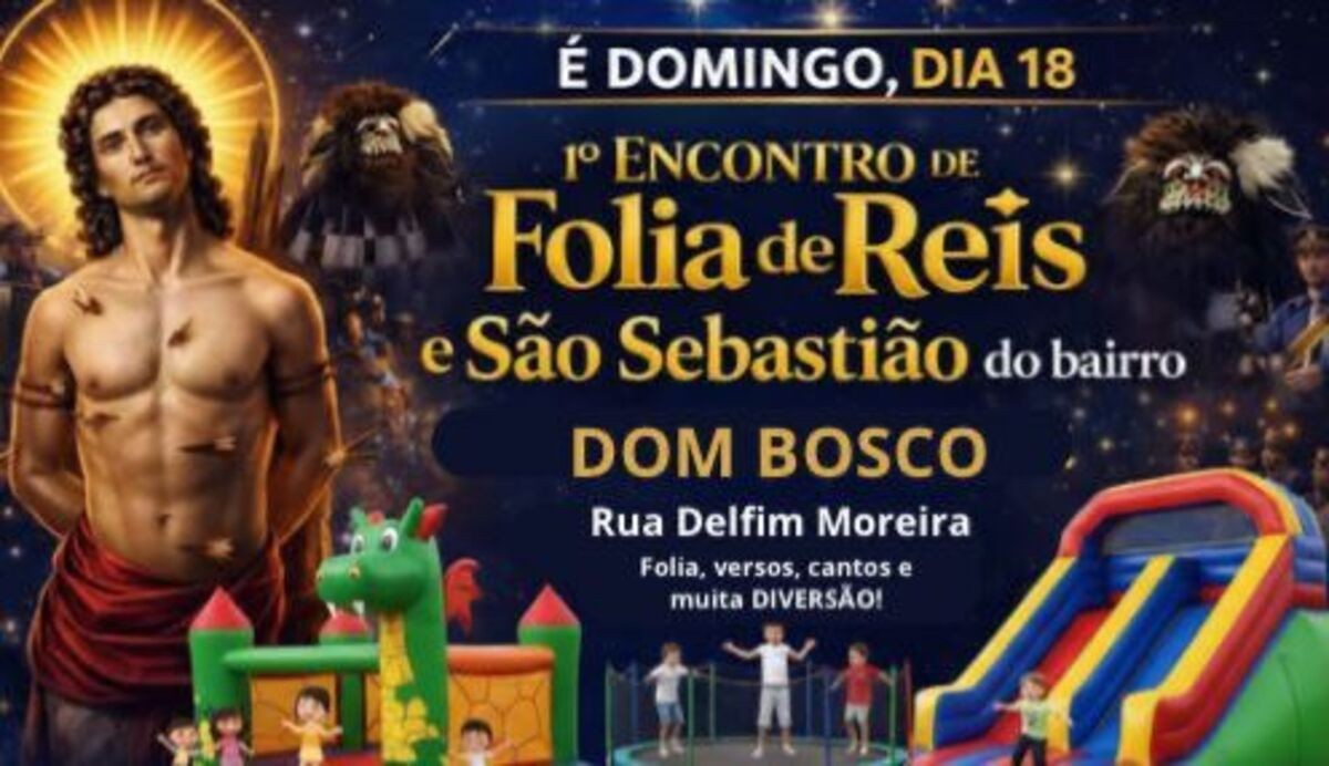 Encontro de Folia de Reis e São Sebastião acontece neste domingo em Volta Redonda
