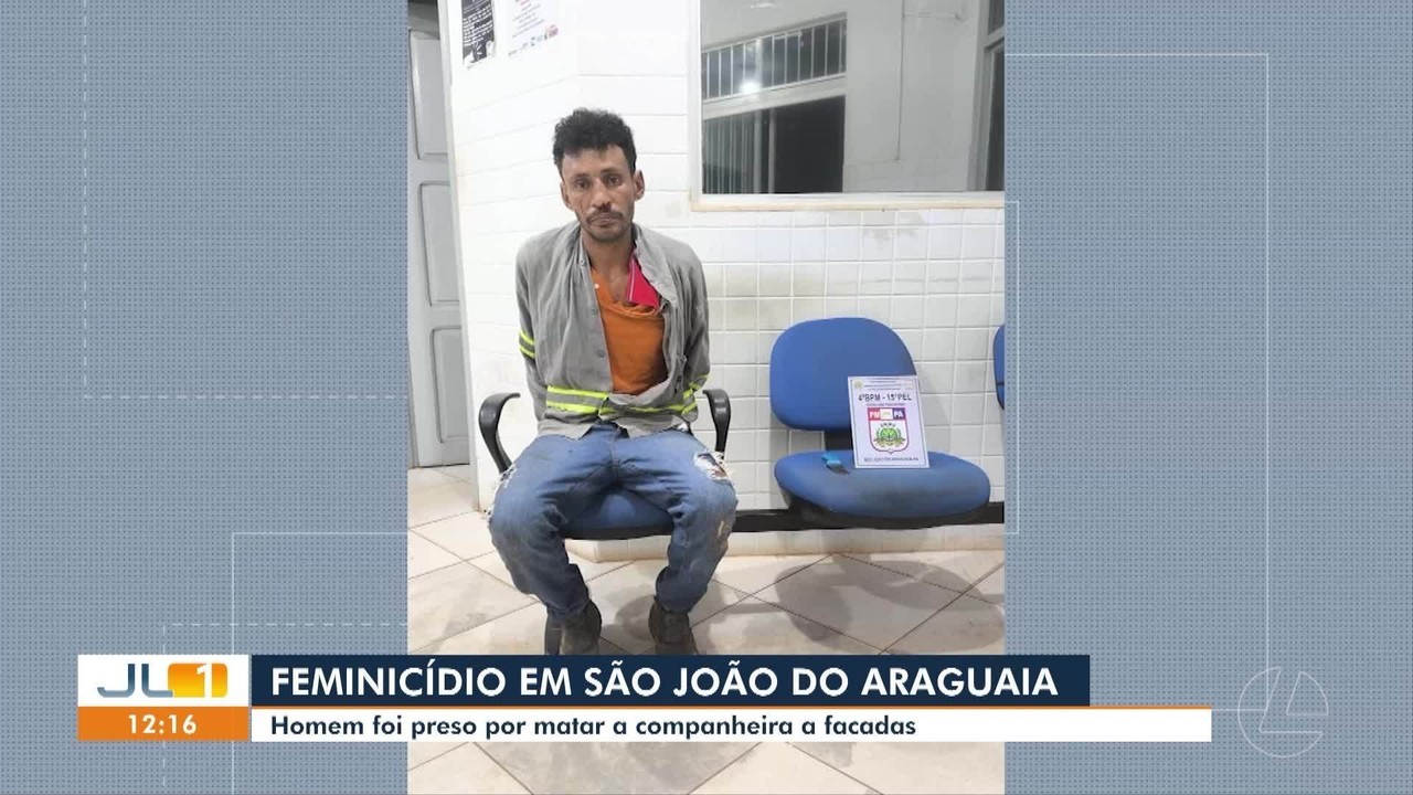 Homem é preso suspeito de matar a companheira a facadas em São João do Araguaia, no Pará
