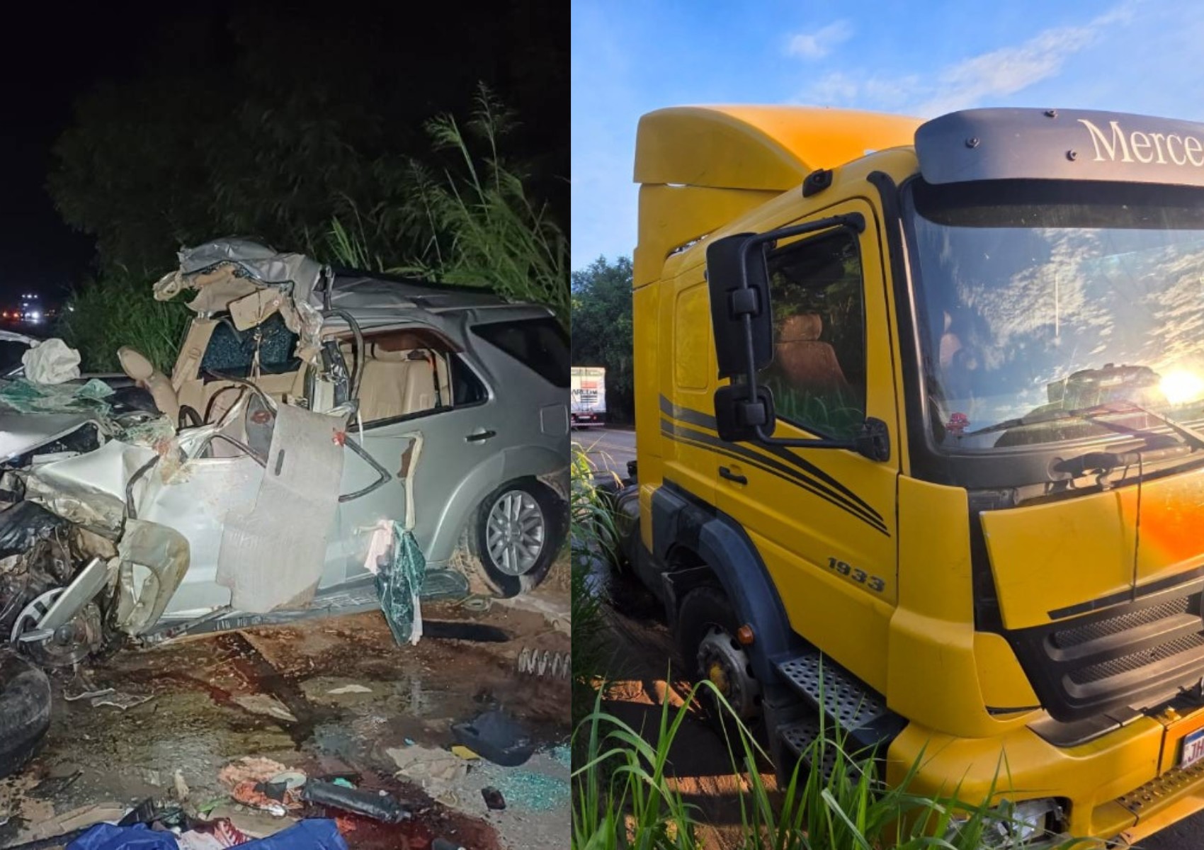 Três pessoas morrem após caminhão e SUV de luxo baterem de frente no extremo sul da Bahia 