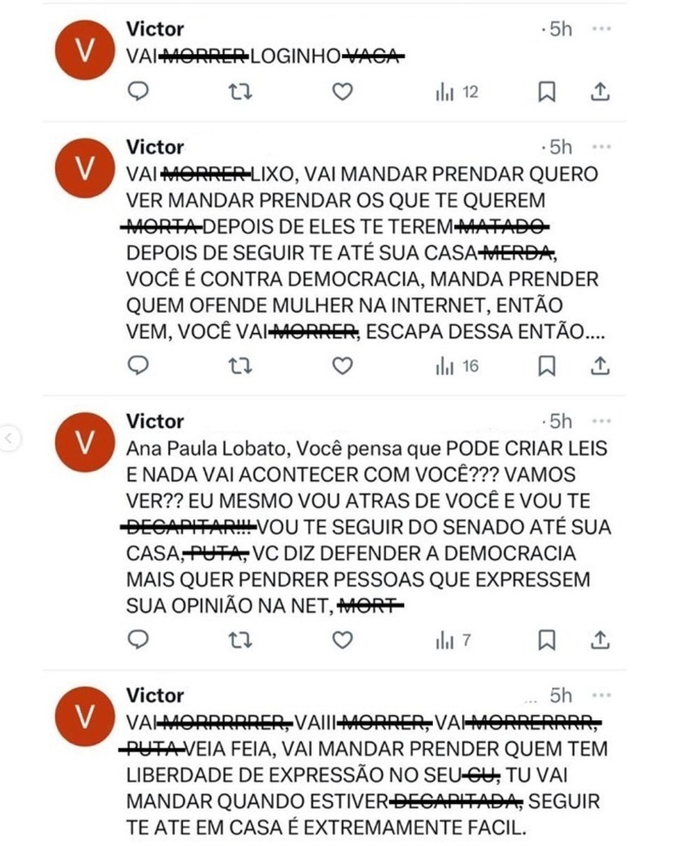 Senadora do MA denuncia ameaças de morte após apresentar projeto que criminaliza misoginia — Foto: Divulgação/Redes sociais