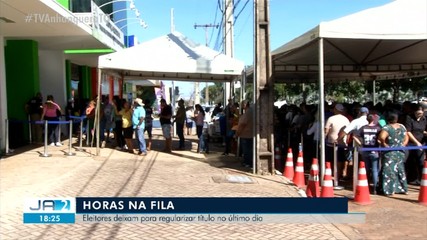 Eleitores deixam para regularizar título no último dia do prazo