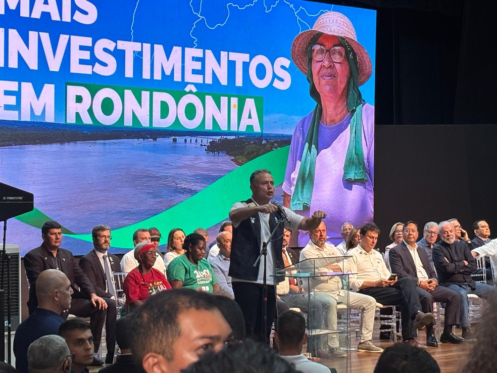 Ministro Renan Filho em visita a Porto Velho — Foto: Mateus Santos/g1