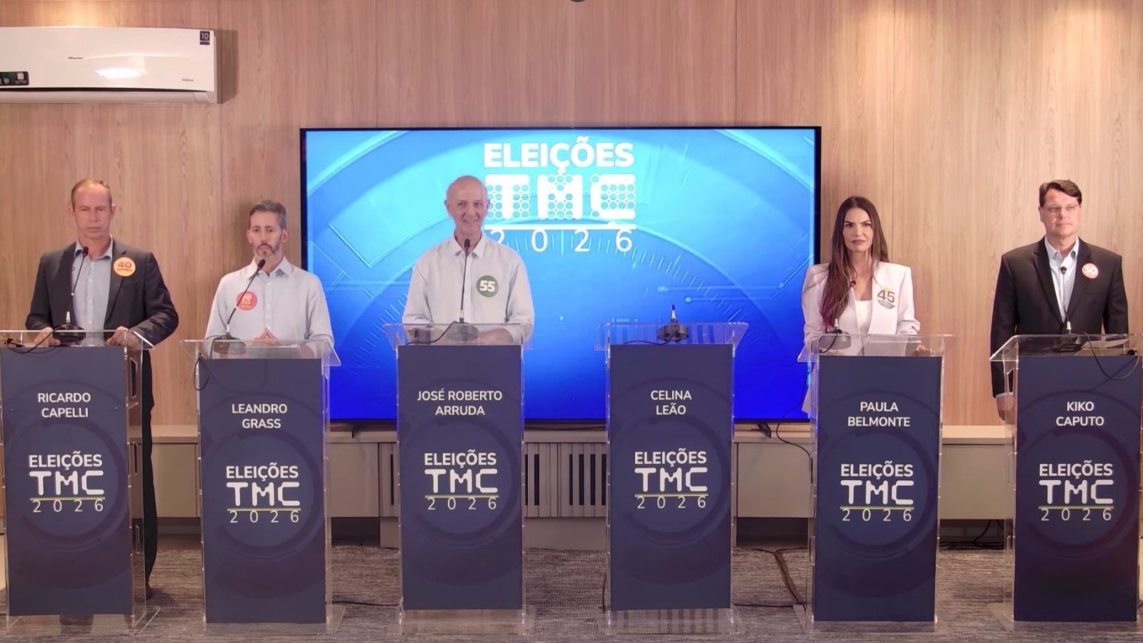 Sem Celina, candidatos ao GDF participam de mais um debate e se revezam para criticar governo