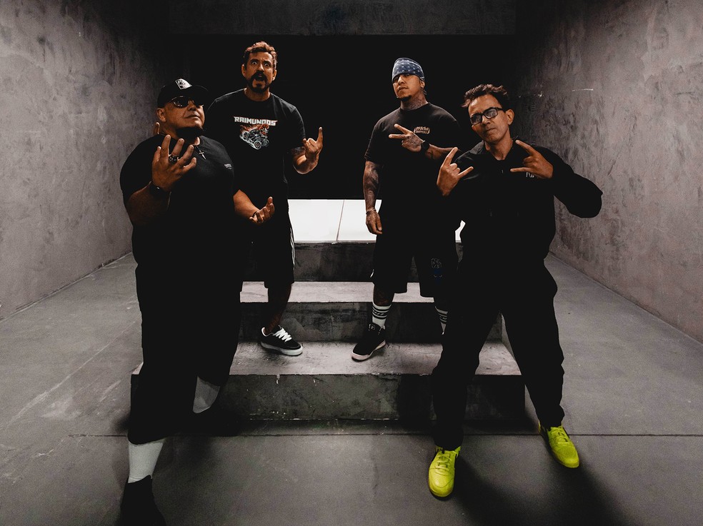 Banda Raimundos se prepara para lançar o primeiro álbum de estúdio em dez anos, ‘X X X’ — Foto: Divulgação