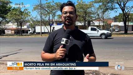 Homem morre em confronto com a polícia em Araguatins