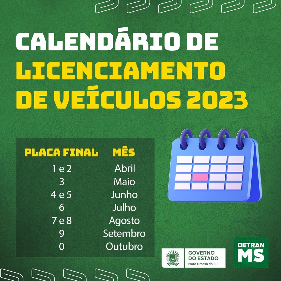 Taxa de Licenciamento de Veículos vence nesta quarta-feira — Foto: Reprodução