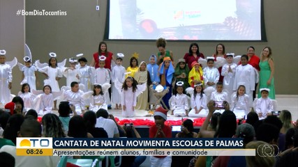 Espírito natalino toma conta de escolas com cantatas infantis em Palmas