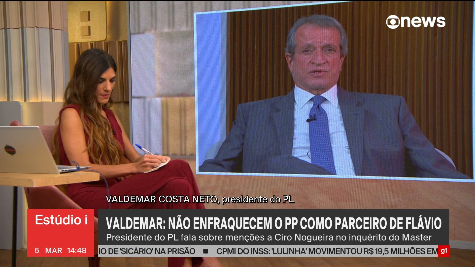 'Pessoal doa pela força e pelo prestígio do Bolsonaro', diz Valdemar sobre doação de cunhado de Vorcaro para campanha presidencial de 2022