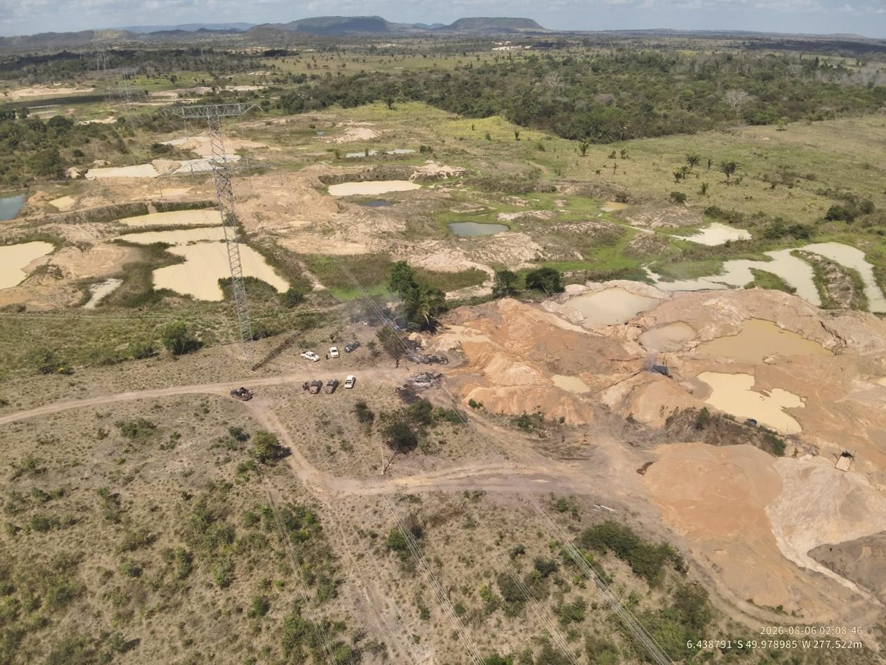 Operação integrada desarticula garimpo ilegal em Canaã dos Carajás, no Pará