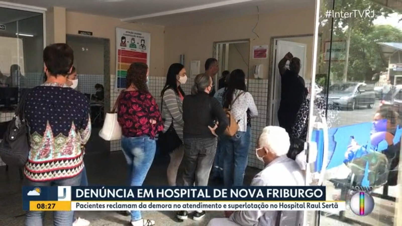 Pacientes denunciam superlotação e demora no atendimento no principal hospital público de Nova Friburgo