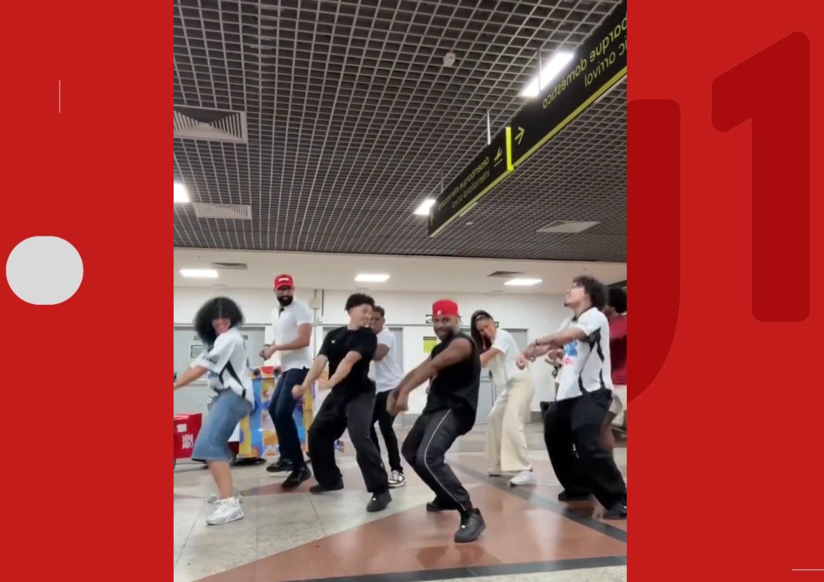 VÍDEO: Balé de Pedro Sampaio dança hit 'Jetski' no Aeroporto de Salvador 