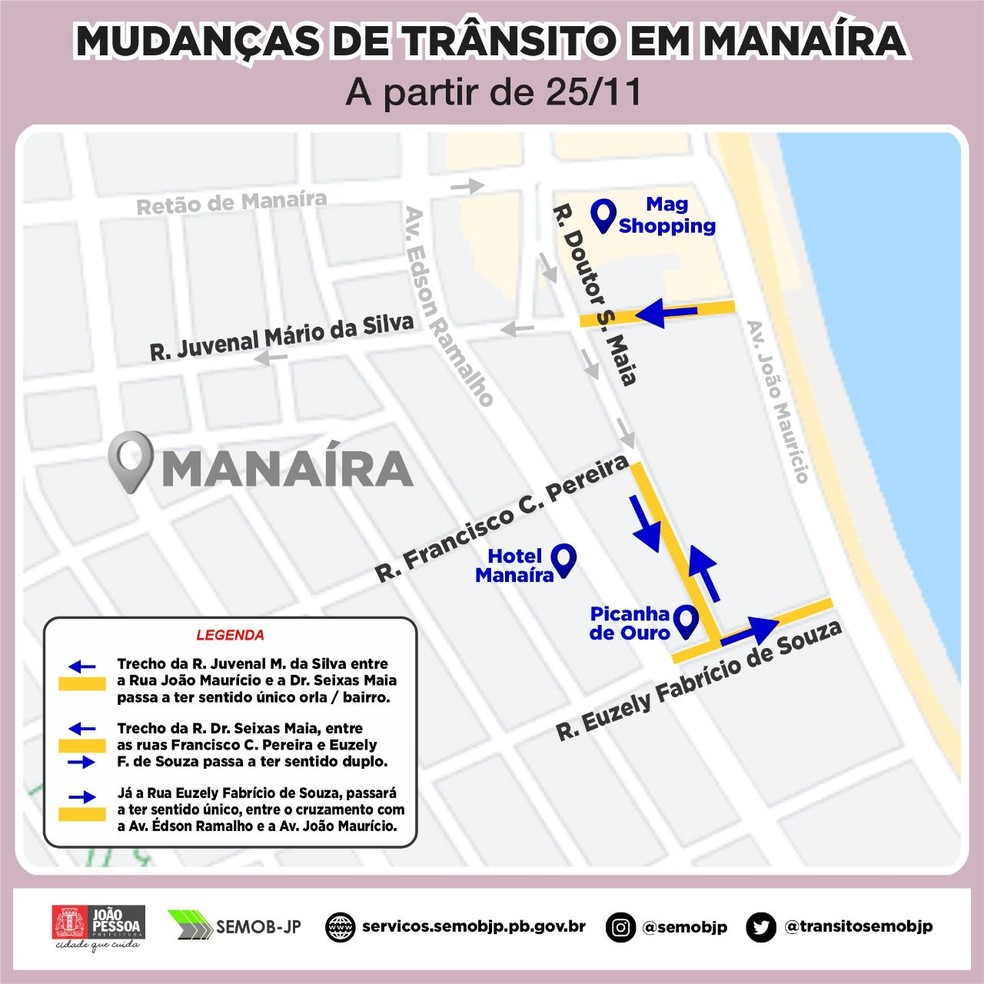 Corrida tem bloqueios e mudanças no trânsito em bairros de João Pessoa;  confira esquema - Cidades - R7 Portal Correio