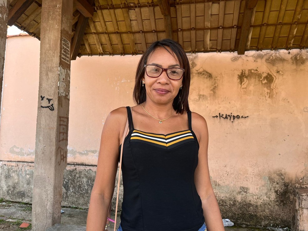 Ligiane Passos, 41 anos, tenta entrar no ensino superior — Foto: Iryá Rpdrigues/g1