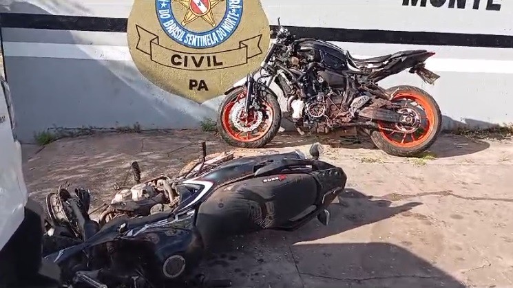 Motos apreendidas em Monte Alegre são catalogadas e periciadas pela Polícia Civil para leilão