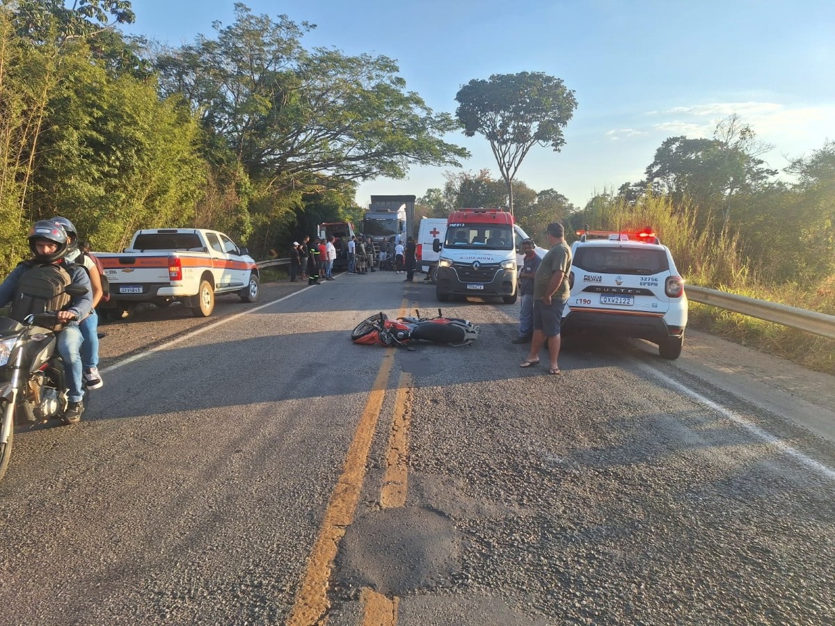 Professor morre após sofrer acidente de moto na MG-423