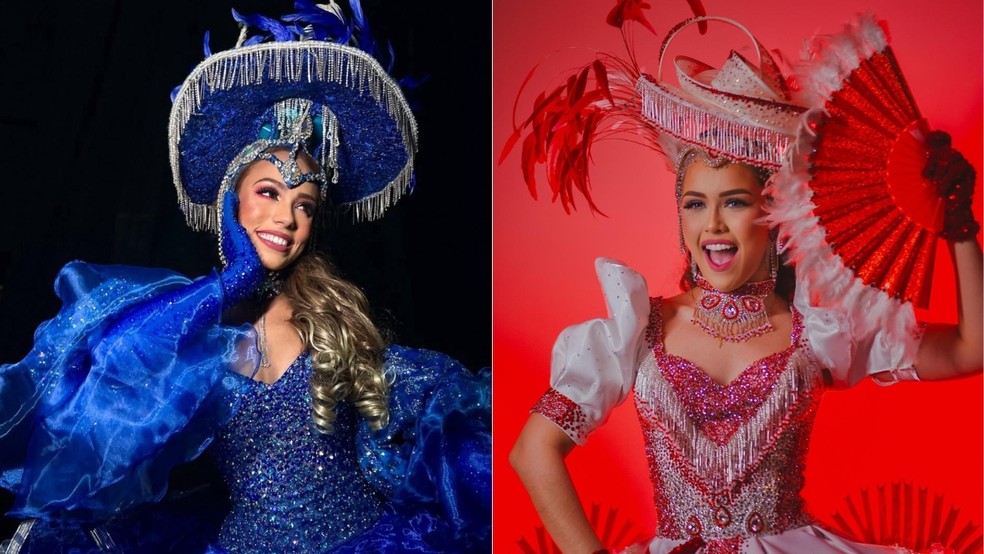 Sinhazinhas Caprichoso e Garantido - Valentina Cid e Valentina Coimbra — Foto: Redes Sociais/Garantido