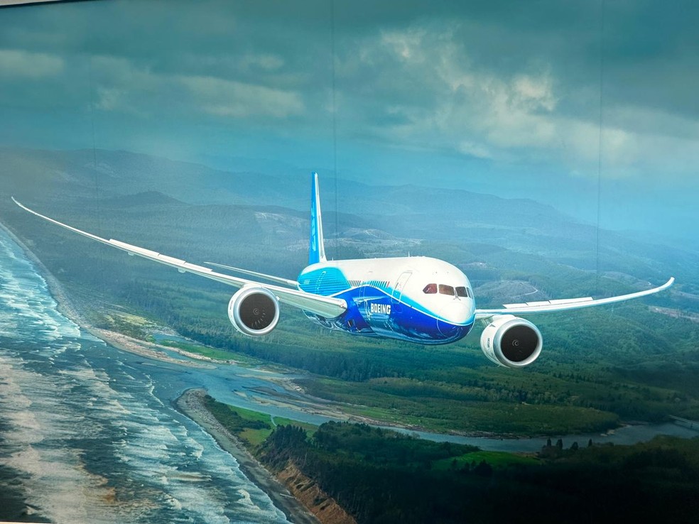 Boeing inaugura centro avançado de engenharia em São José dos Campos, SP. — Foto: André Rosa/TV Vanguarda