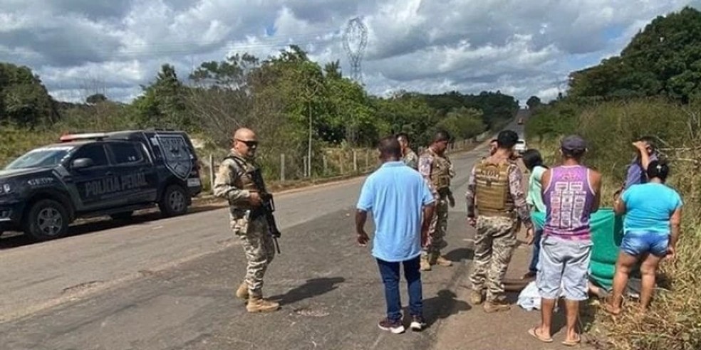 Acidente foi registrado na BR-222 em Santa Luzia (MA) — Foto: Divulgação/Polícia Civil