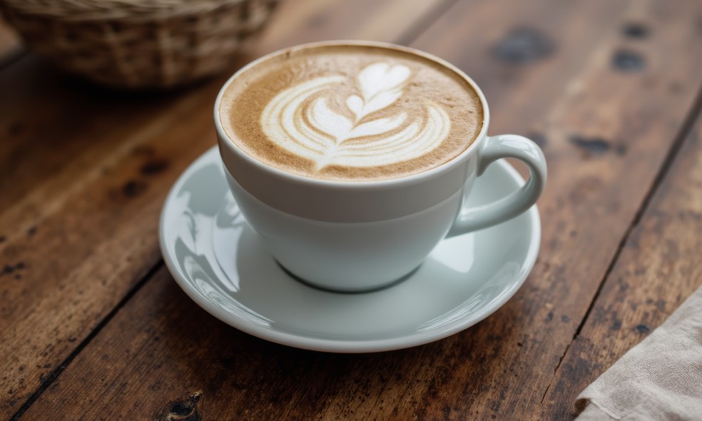 Café com leite reduz acidez, traz energia e saciedade, mas atenção a intolerâncias e excesso — Foto: Adobe Stock