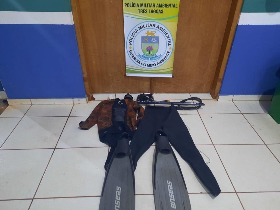 Equipamentos apreendidos pela PMA. — Foto: PMA