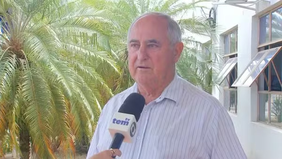 O caso foi movido pelo ex-prefeito e candidato, José Valentim Fodra, conhecido como Zé Fodra — Foto: TV TEM/Reprodução