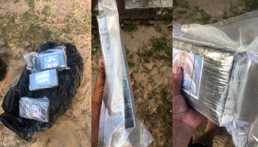 Polícias Federal e Militar procuram carga de cocaína que teria naufragado próximo à Ilha de Curupu no MA — Foto: Divulgação/Redes sociais