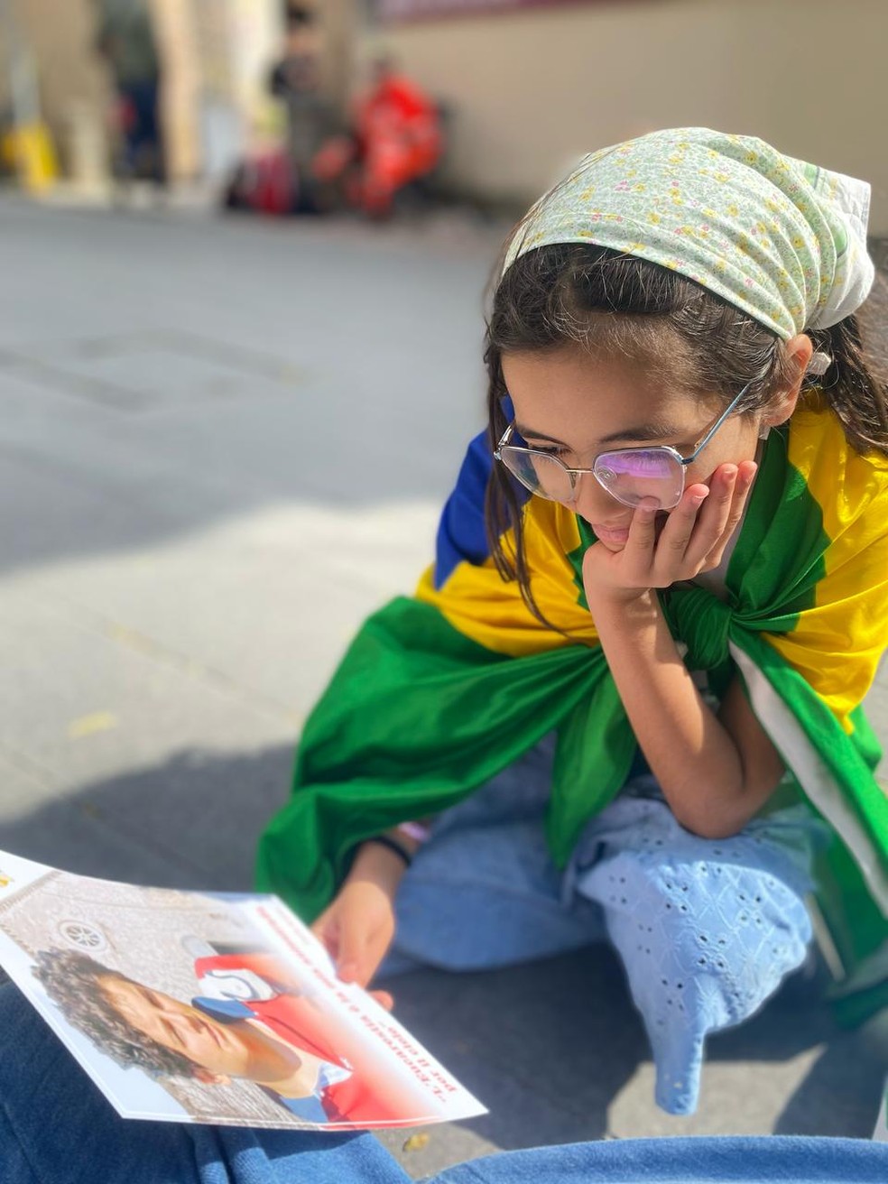 Devota mirim de Carlo Acutis, menina de 11 anos planeja se tornar freira e vive expectativa por canonização — Foto: Arquivo pessoal/Grazielly Vilas Boas