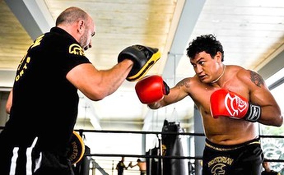 Popó anunciou a aposentadoria  — Foto: Arquivo Pessoal do treinador