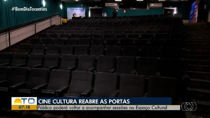 Cine Cultura retoma atividades abertas ao público em Palmas