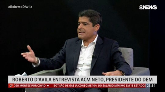 ACM Neto, sobre fusão do DEM com PSL: ‘É um partido que nasce para defender uma visão liberal na economia’ - Programa: Roberto D'Avila 