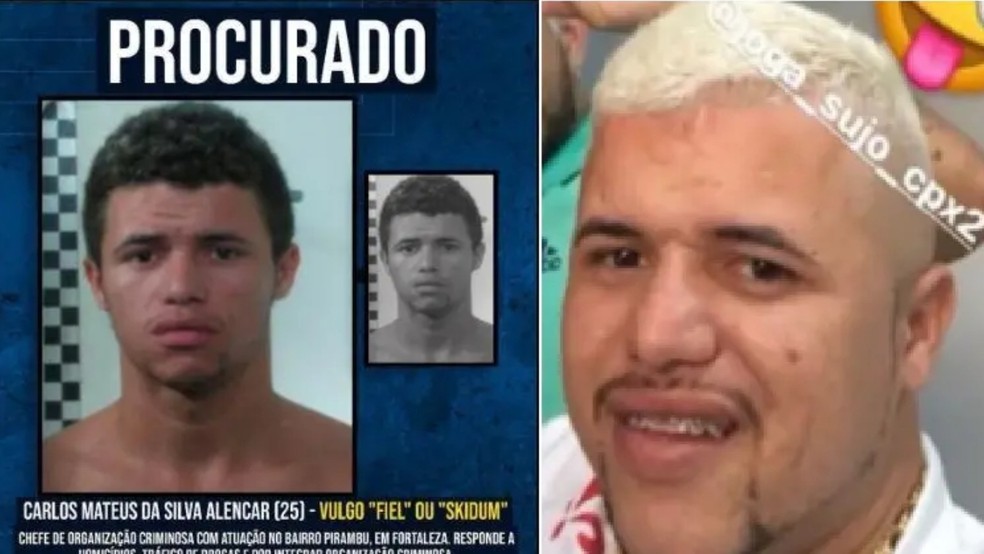 O acusado era considerado um dos criminosos mais procurados do estado. — Foto: Reprodução/TV Verdes Mares