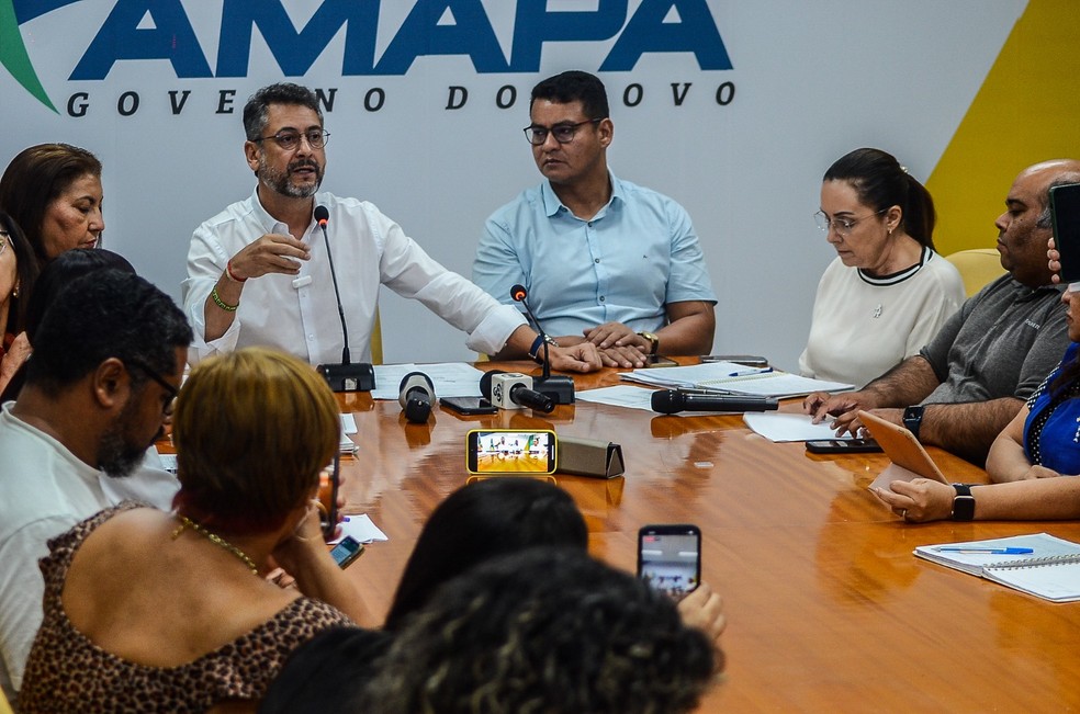 Clécio Luís, governador do Amapá, decreta emergência de saúde após surto de síndromes gripais — Foto: Netto Lacerda/GEA