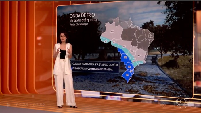 Previsão do tempo: primeira onda de frio do ano chega ao país